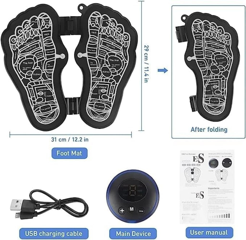 Foot Massage (Premium), Wireless Electric EMS Massage Machine